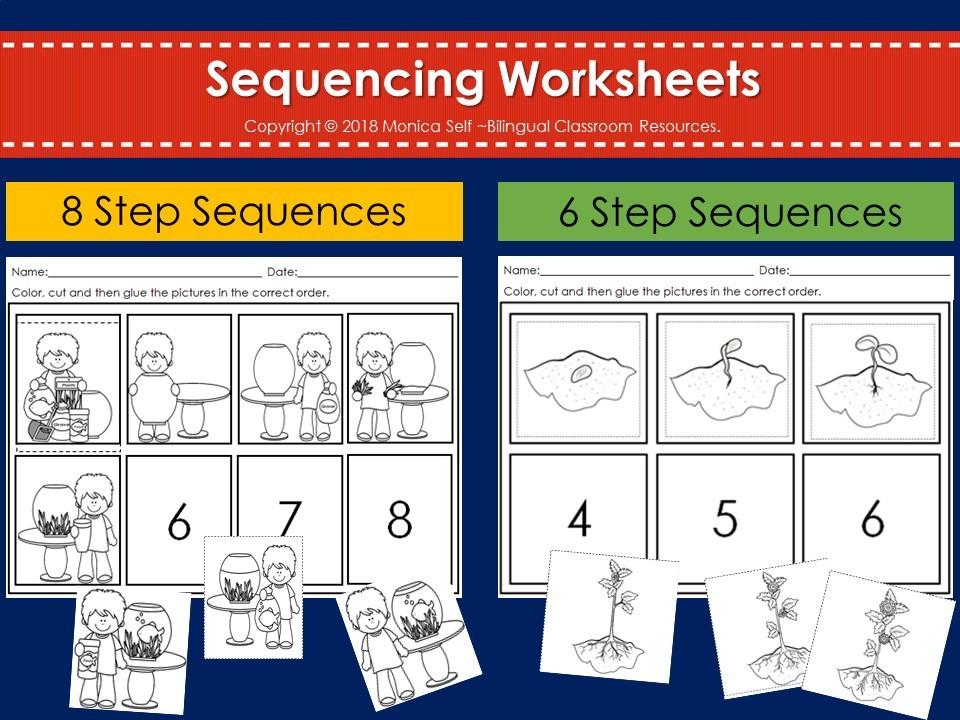 Sequencing Worksheets – Bilingual Marketplace